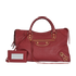 Medium City Bag, &pound;680, Handbags, Red, Leather, Front view